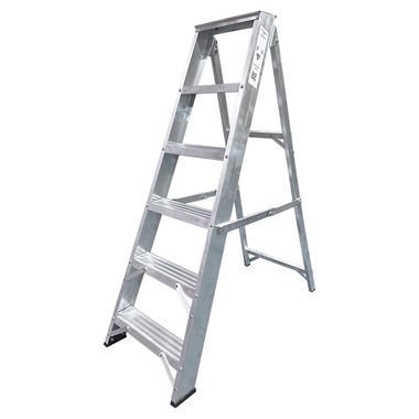 Heavy Duty Class 1 Swingback Step Ladders