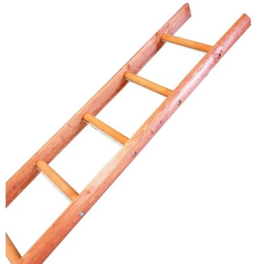 Heavy Duty Single Section Timber Pole Ladders