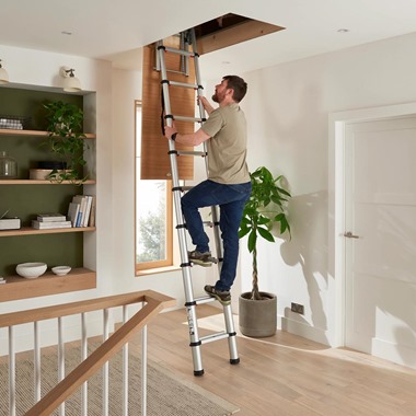 Telescopic Loft Ladder 2.9m