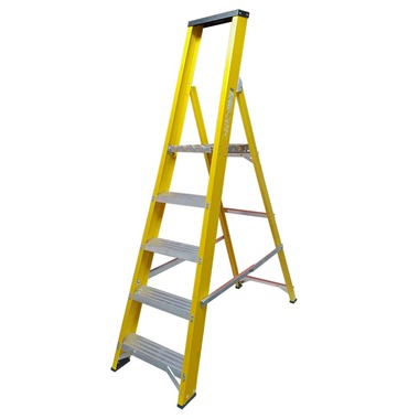 Super-Trade Glass Fibre Platform Step Ladder