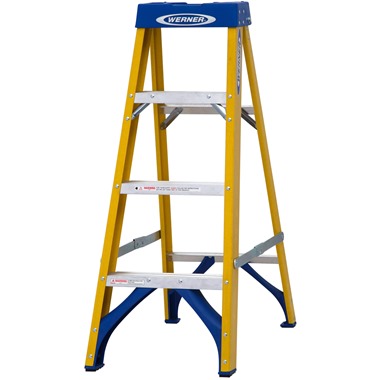 Werner 716 Fibreglass Swingback Step Ladder