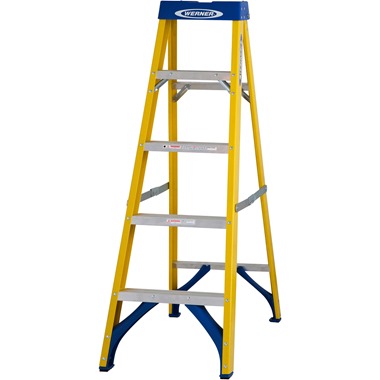 Werner 716 Fibreglass Swingback Step Ladder