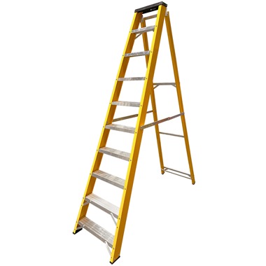 Super-Trade Glass Fibre Swingback Step Ladders