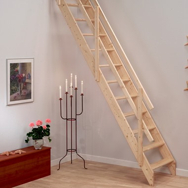 Dolle Lisbon Wooden Space Saving Staircase Kit