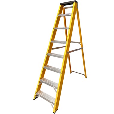 Super-Trade Glass Fibre Swingback Step Ladders