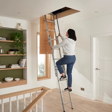 Easystow 3 Section Loft ladder