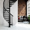 Calgary Anthracite Spiral Staircase 