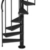 Calgary Anthracite Spiral Staircase 