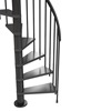 Calgary Anthracite Spiral Staircase 