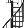 Calgary Anthracite Spiral Staircase 