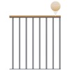 Classic Landing Banister - Pearl Grey - 1m Extension Kit