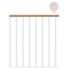 Classic Landing Banister - White - 1m Extension Kit