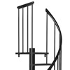 Calgary Anthracite Spiral Staircase 