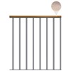 Classic Landing Banister - Pearl Grey - 1m Extension Kit