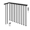 Classic Landing banister for spiral Staircases - Black