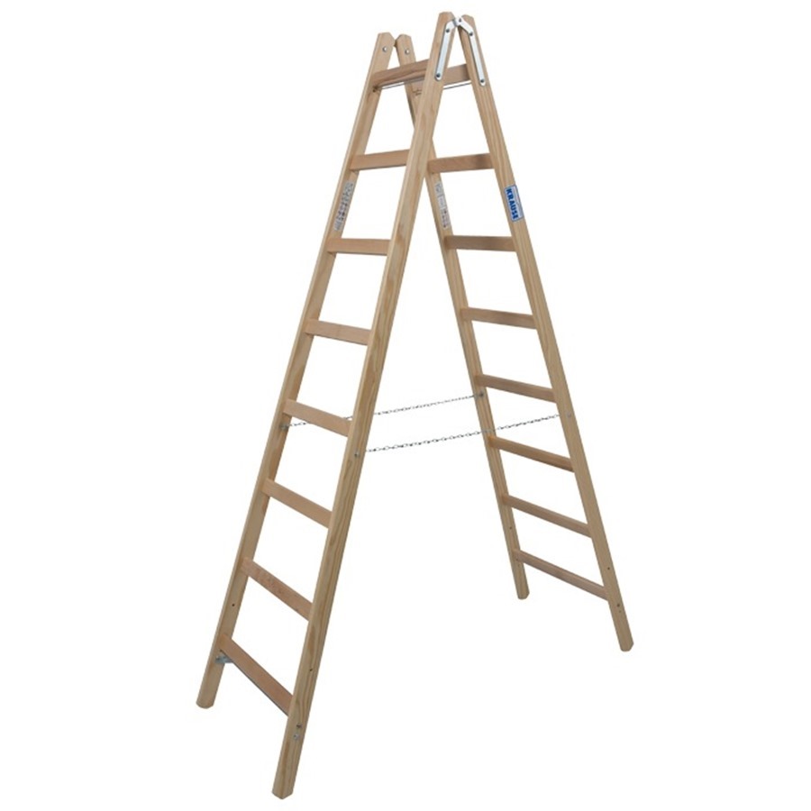 Krause Timber Double Sided Step Ladder